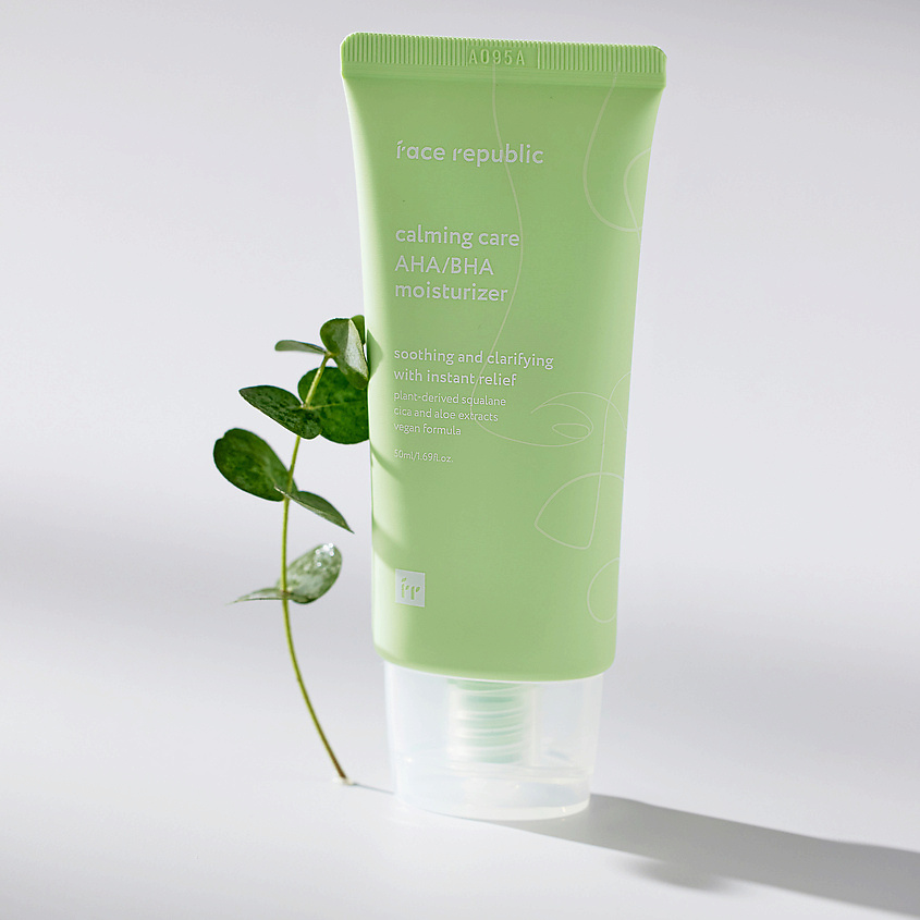 FACE REPUBLIC Крем для лица успокаивающий с AHA и BHA кислотами Calming care AHA/BHA moisturizer, фото 3