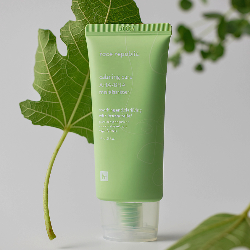 FACE REPUBLIC Крем для лица успокаивающий с AHA и BHA кислотами Calming care AHA/BHA moisturizer, фото 4