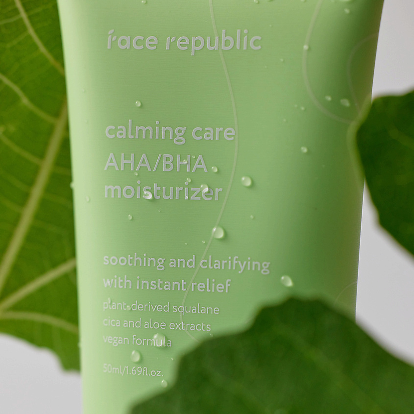 FACE REPUBLIC Крем для лица успокаивающий с AHA и BHA кислотами Calming care AHA/BHA moisturizer, фото 5