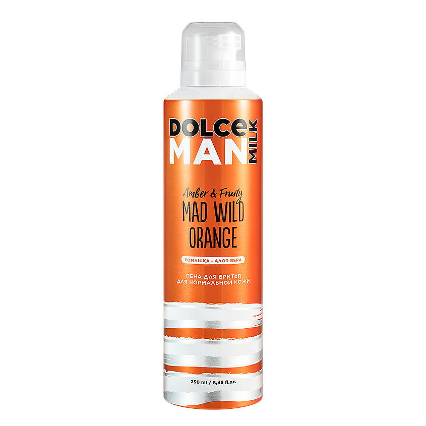 DOLCE MILK Пена для бритья для нормальной кожи Бедовый Апельсин Man ...