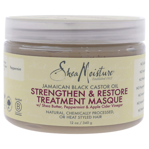 SHEA MOISTURE Маска для волос восстанавливающая Jamaican Black Castor Oil Strengthen-Grow Restore Treatment Masque 2609₽