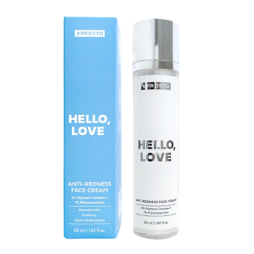 PROSTO COSMETICS Успокаивающий крем ANTI-REDNESS для лица для чувствительной кожи 500 2290₽