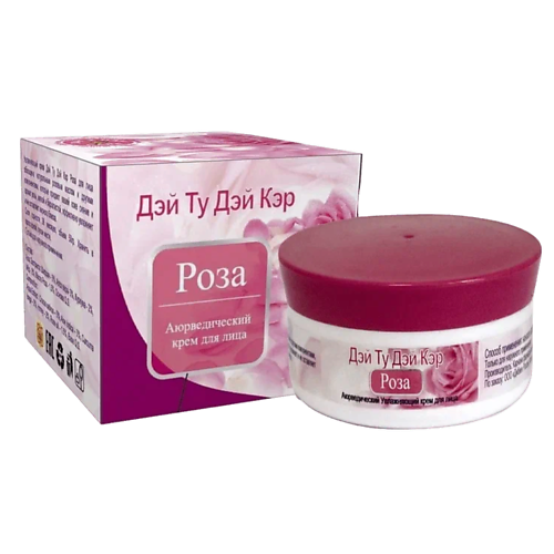 DAY 2 DAY CARE Аюрведический увлажняющий крем для лица Роза 390₽