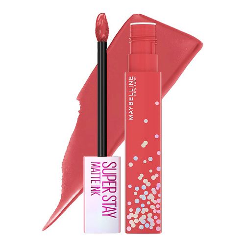 

MAYBELLINE NEW YORK Суперстойкая жидкая матовая помада для губ "Super Stay Matte Ink Birthday Edition", Суперстойкая жидкая матовая помада для губ "Super Stay Matte Ink Birthday Edition"