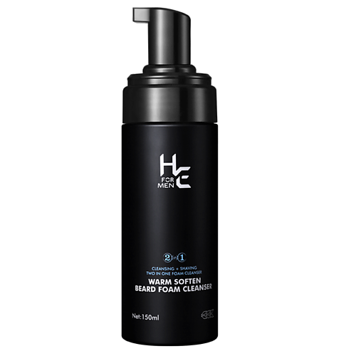 HE FOR MEN Теплая смягчающая пенка для бритья и очищения бороды и бритья 2в1 1615₽