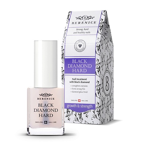 

BERENICE Средство для укрепления ногтей с частицами черного алмаза, Средство для укрепления ногтей с частицами черного алмаза