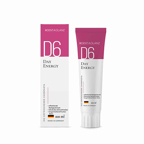 

#DENTAGLANZ Зубная паста D6 Day Energy 100, Зубная паста D6 Day Energy