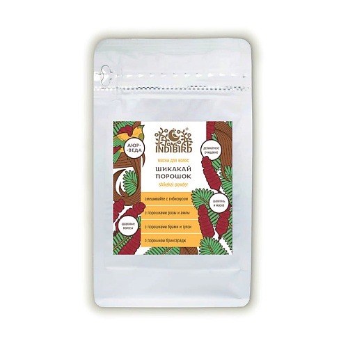 INDIBIRD Порошок-маска для волос Шикакай Shikakai Powder 472₽