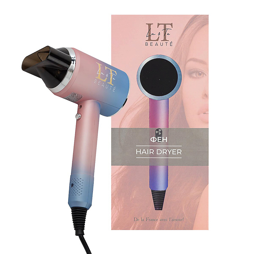 LA & TE BEAUTÉ Фен для волос с ионизацией, 1800 Вт. купить по низким ...