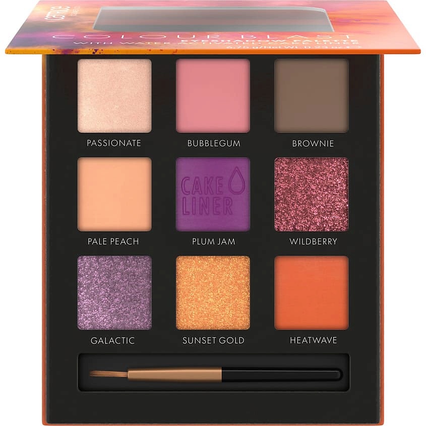 CATRICE Палетка теней для век Colour Blast Eyeshadow Palette, 020 Blue ...