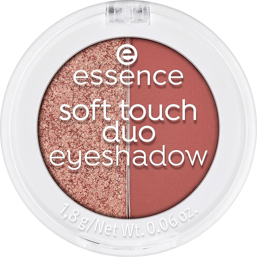 ESSENCE Тени для век двойные Soft Touch Duo Eyeshadow, 03 Icy Girl, 1,8 ...