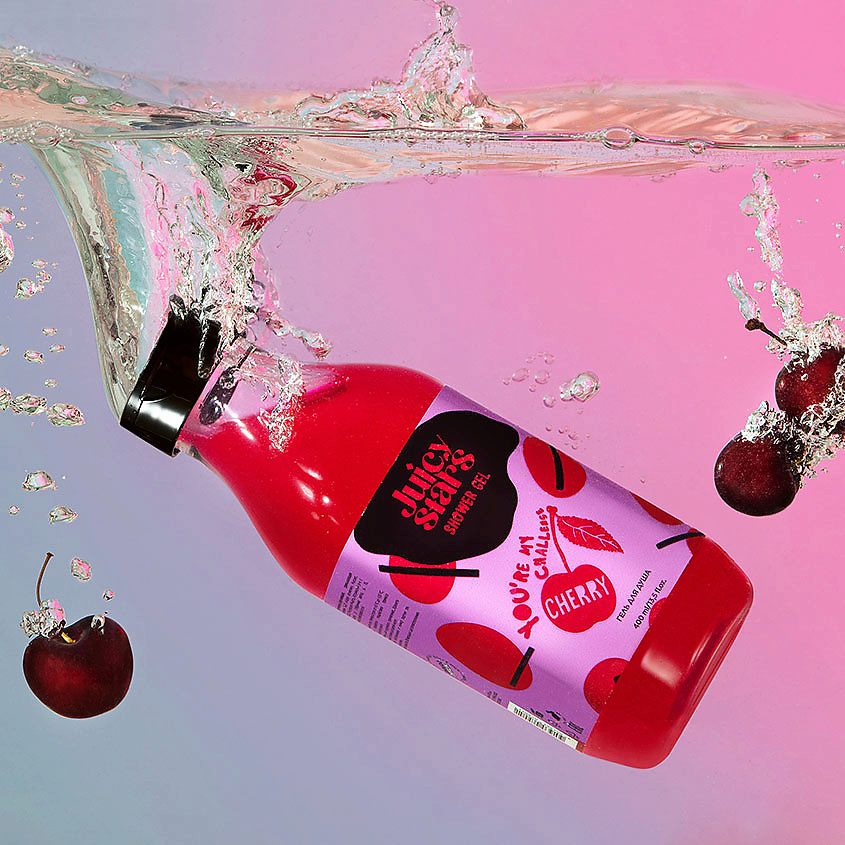 JUICY STARS Гель для душа «Черри Челлендж» Cherry You’re My Challenge – фото 3