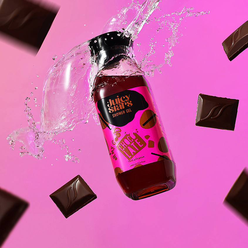 JUICY STARS Гель для душа «Шок! Просто Божественно» Oh My Good Chocolate – фото 3