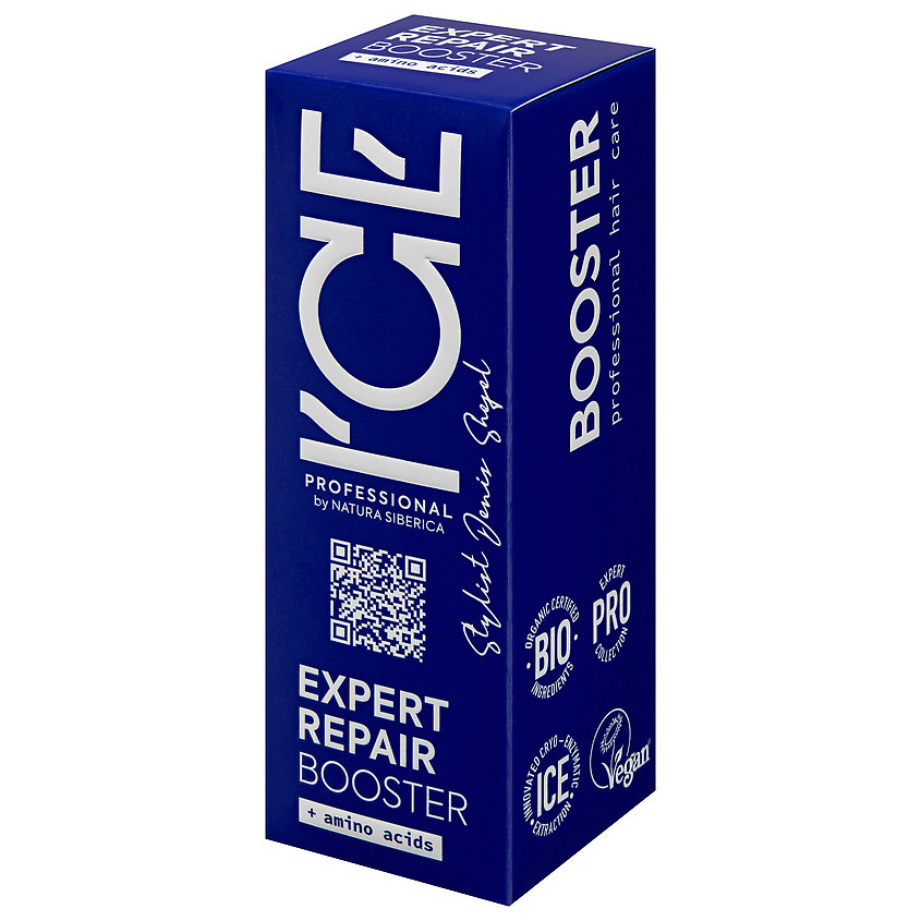 ICE BY NATURA SIBERICA Бустер-концентрат для экспертного восстановления волос Expert Repair Booster – фото 2