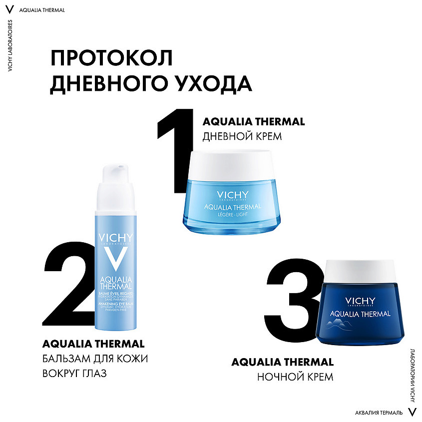 VICHY Крем увлажняющий легкий для нормальной кожи Aqualia Thermal – фото 10