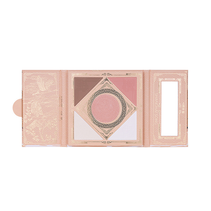 SHANGHAI SONG Палетка для лица "Golden Wings of Cranes" – фото 5