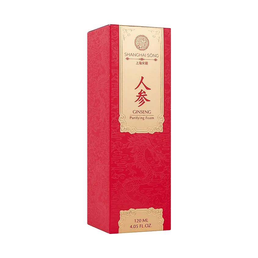 SHANGHAI SONG Очищающая пенка для лица Ginseng Purifying Foam – фото 6