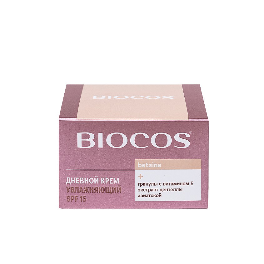 BIOCOS Увлажняющий крем дневной SPF15 Betaine – фото 6
