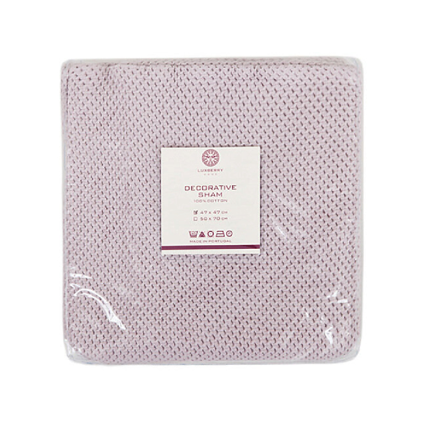 Изображение товара Наволочка LUXBERRY GRASS 47 х 47 см лавандовая из 100% хлопка
