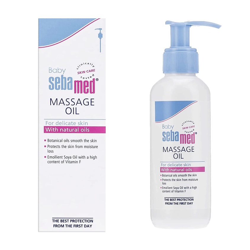Изображение товара SEBAMED Детское массажное масло Baby Massage Oil, 150 мл