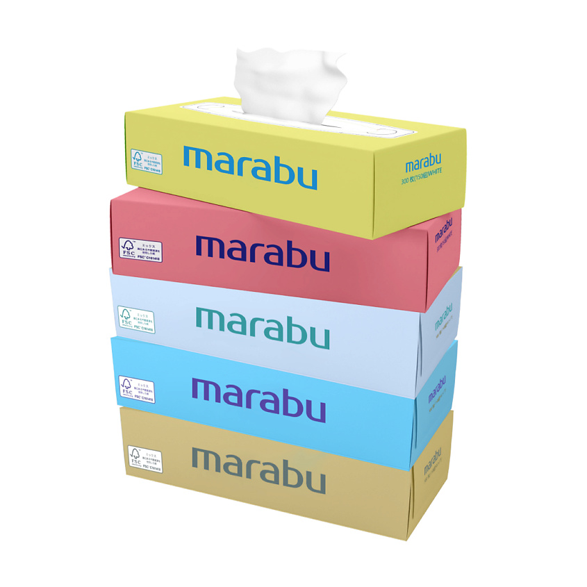 Изображение товара Салфетки бумажные Marabu PREMIUM SOFT, 5 шт. для чувствительной кожи