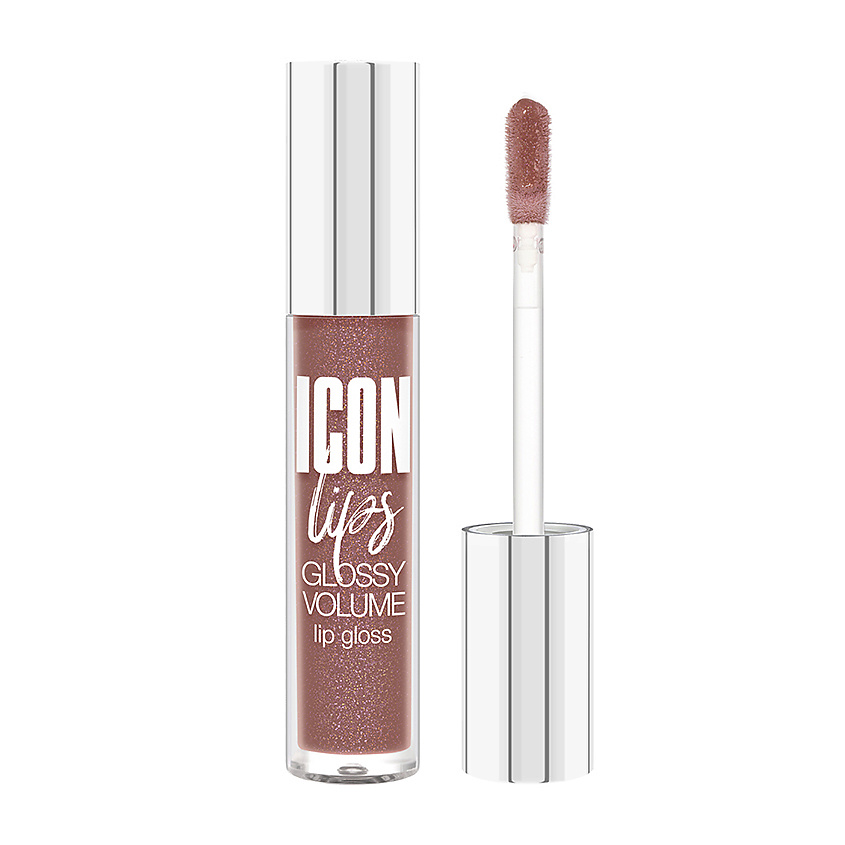 Изображение товара LUXVISAGE Блеск для губ ICON LIPS с эффектом объема и сияния, тон 506 caramel beige
