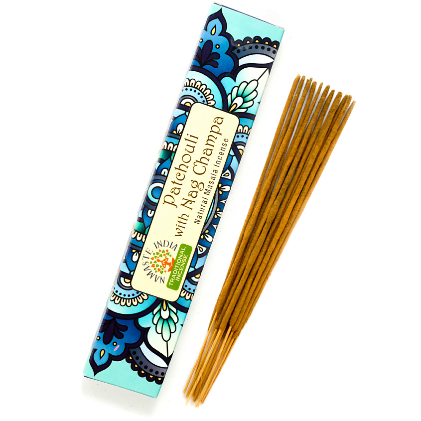 Изображение товара ORKAY FRAGRANCE Ароматические палочки Пачули и Наг Чампа, 12 шт.