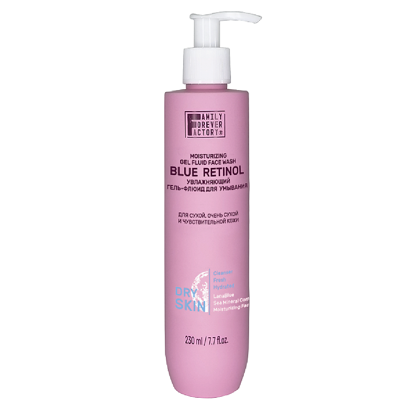 Изображение товара FAMILY FOREVER FACTORY Гель-флюид для умывания Увлажняющий для очень сухой и чувствительной кожи, 230 мл
