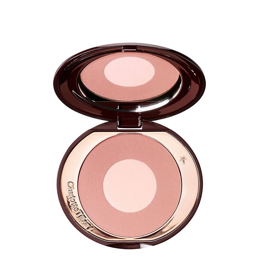 Изображение товара Двухцветные румяна Charlotte Tilbury Cheek To Chic Pillow Talk для сияния лица