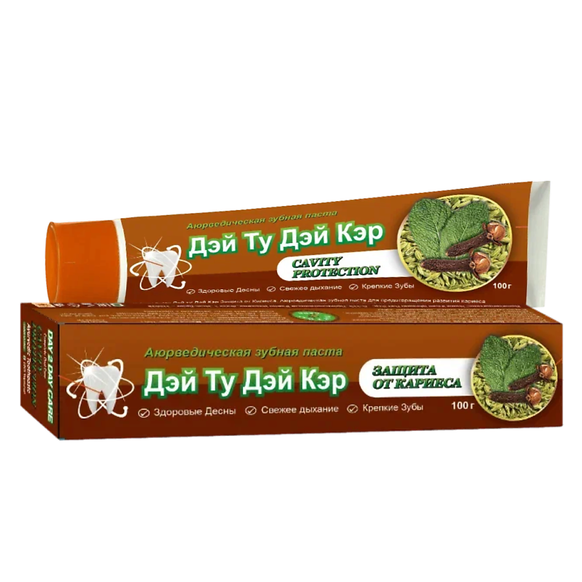 Изображение товара Аюрведическая зубная паста DAY 2 DAY CARE для профилактики кариеса 1 шт