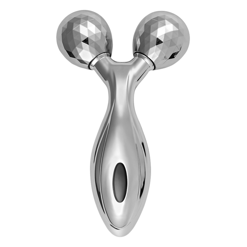 Изображение товара BRADEX Роликовый 3D массажер для лица и тела (2 ролика) из полимерных материалов, Серебряный