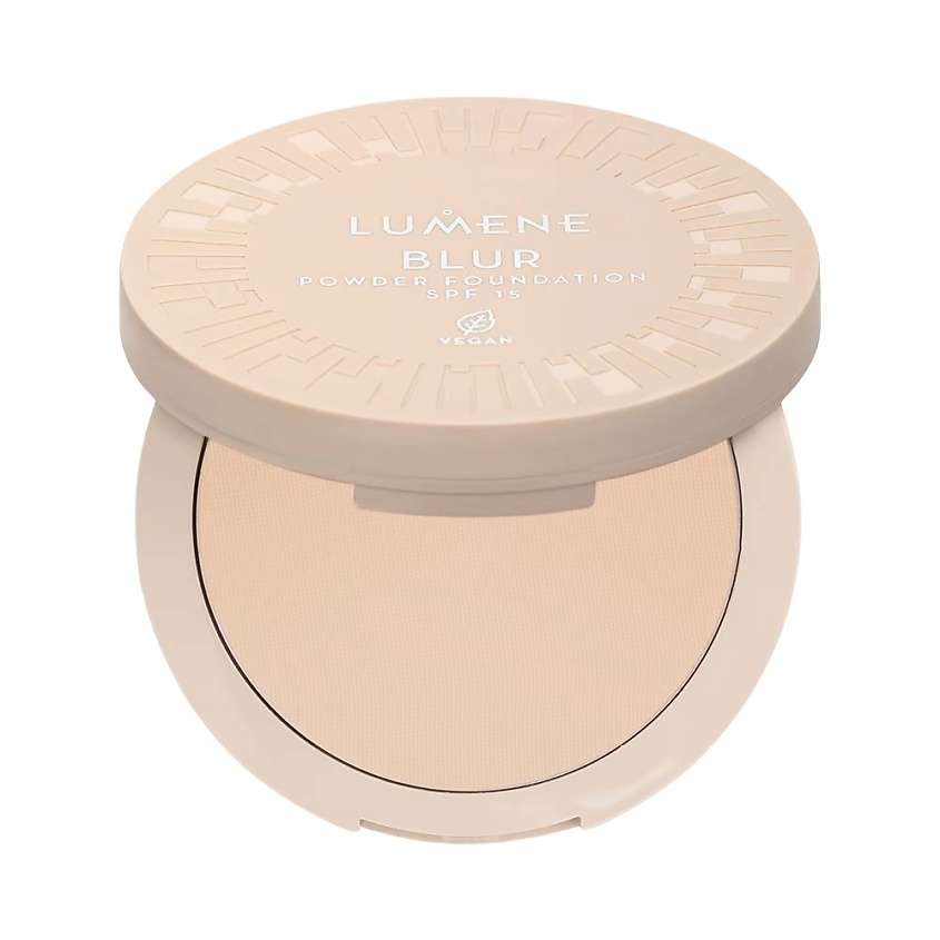 Изображение товара LUMENE Компактная тональная пудра Blur Longwear Powder Foundation SPF 15, Оттенок: 2; объем 10 г