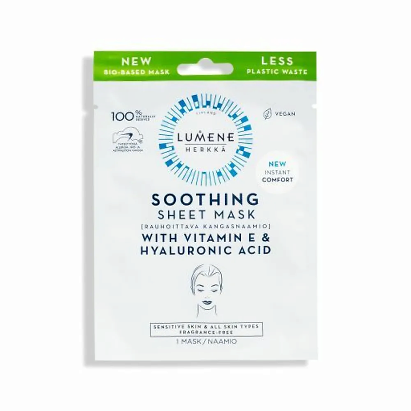 Изображение товара LUMENE Успокаивающая тканевая маска Soothing SOS Sheet Mask, 1 шт.