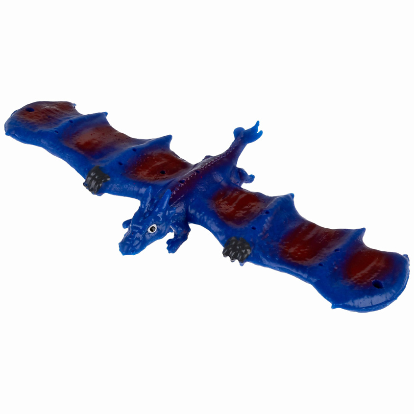 Изображение товара 1TOY Flexi Wings 2 в 1 Супертянучка и Слэп-браслет Дракон Синий