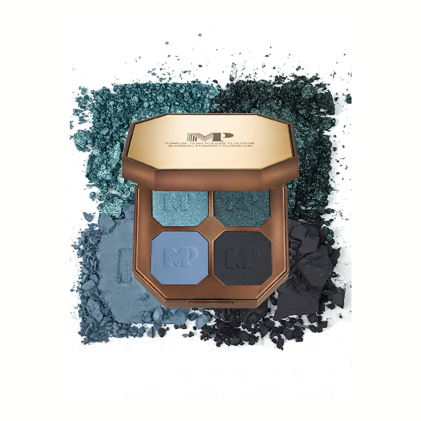 Изображение товара MODAPOP Тени для век палетка 4 в 1 Р06 яркие и матовые оттенки