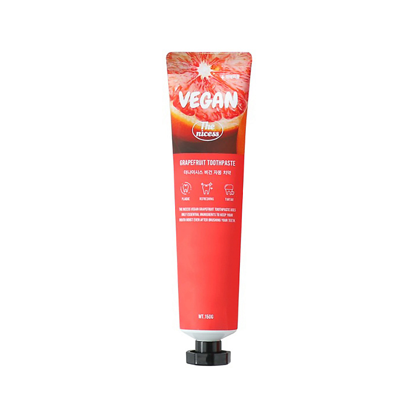 Изображение товара THE NICESS Паста зубная VEGAN Grapefruit, 150 г