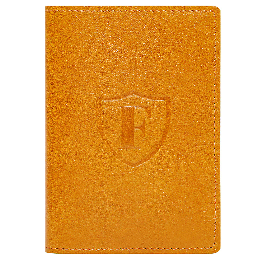 Изображение товара FORTE Обложка для паспорта из натуральной кожи, Желтый