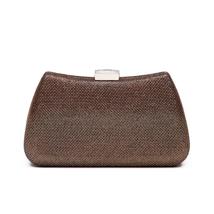 Изображение товара NOTHING BUT LOVE Клатч "Улыбка Джоконды", Бронзовый