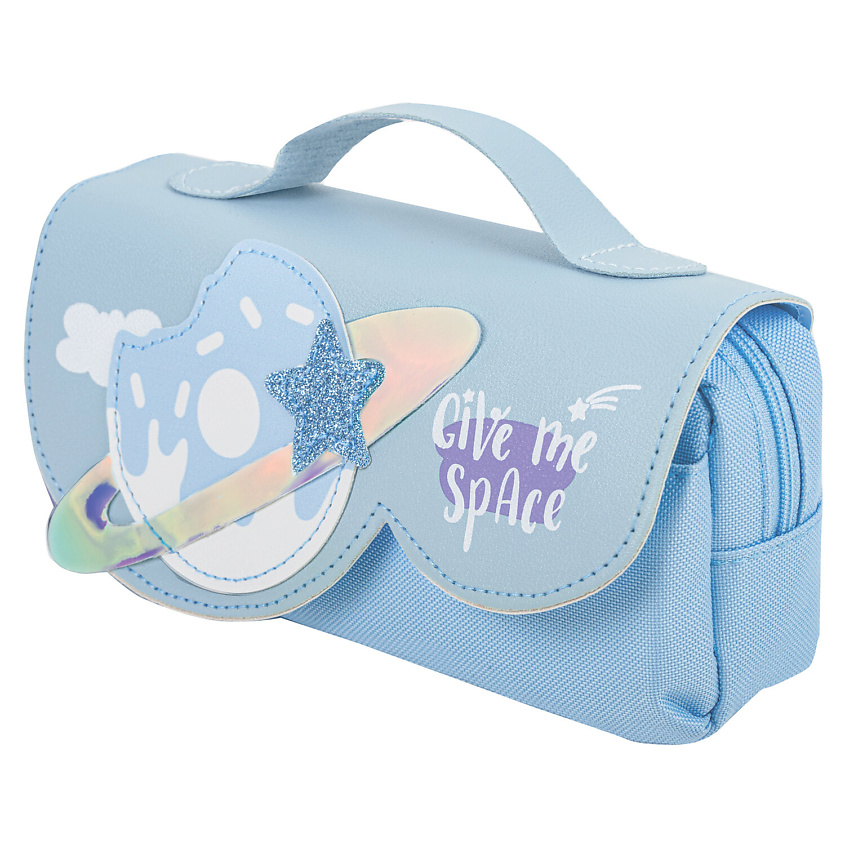 Изображение товара Мягкий пенал ЮНЛАНДИЯ My Space с двумя отделениями и металлическим бегунком