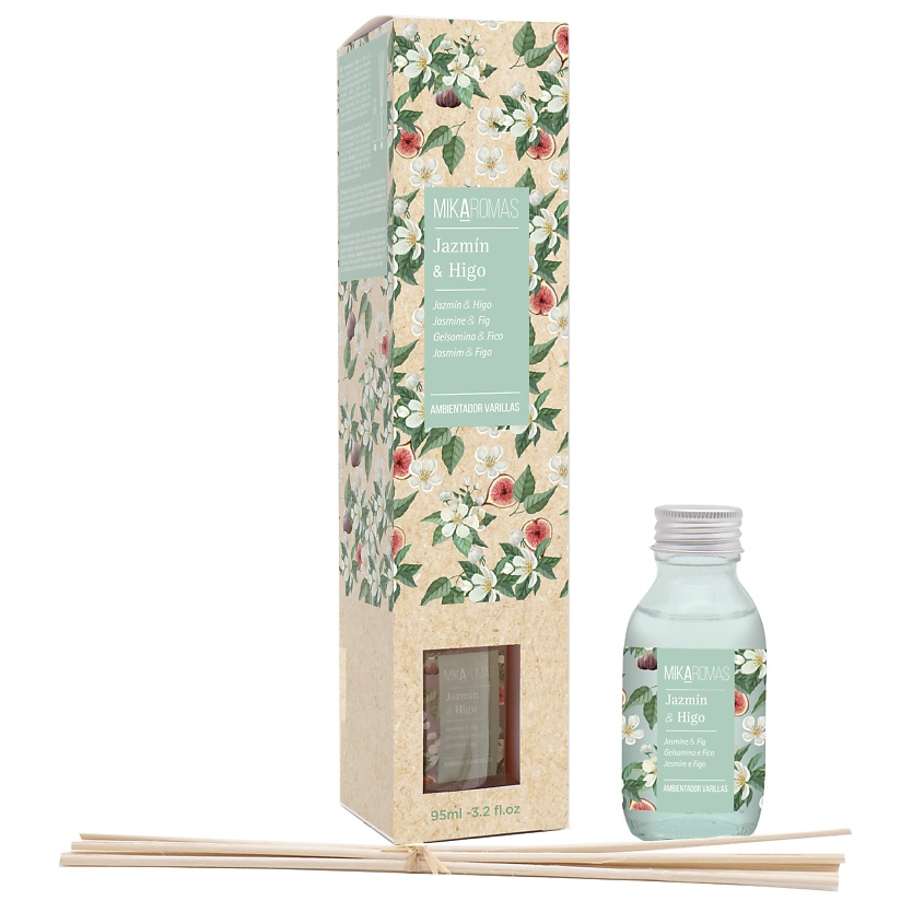 Изображение товара Ароматизатор воздуха с палочками Жасмин и Инжир 95 мл MIKAROMAS