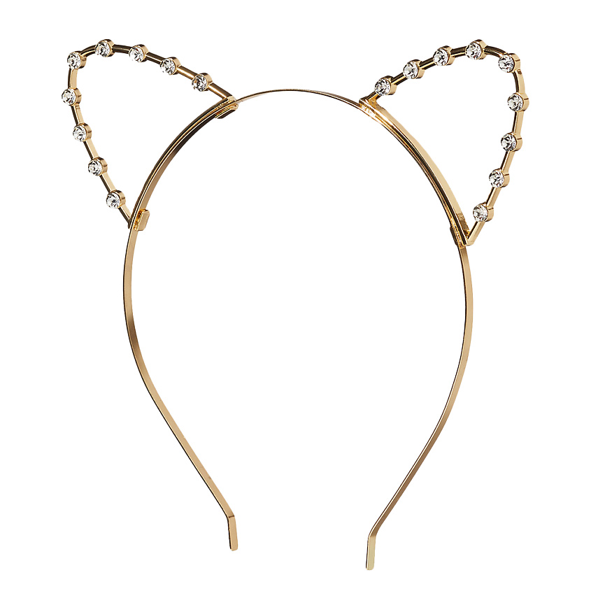 Изображение товара Ободок с ушками Котенок Милли из гипоаллергенного сплава стильный и яркий