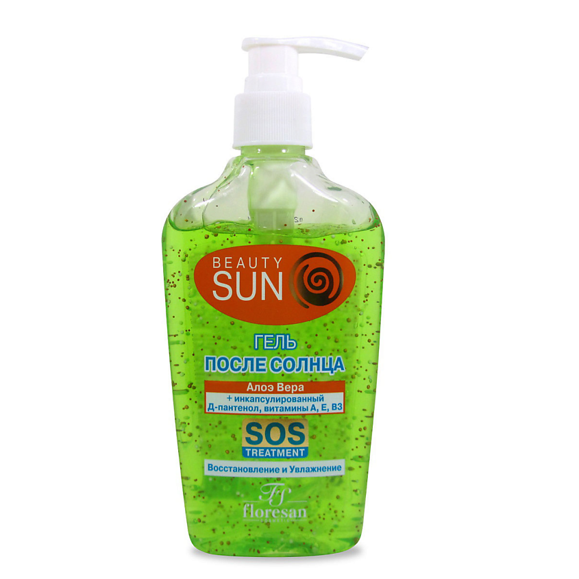 Изображение товара Гель после солнца FLORESAN Алоэ Вера 220 мл для восстановления увлажнения и защиты