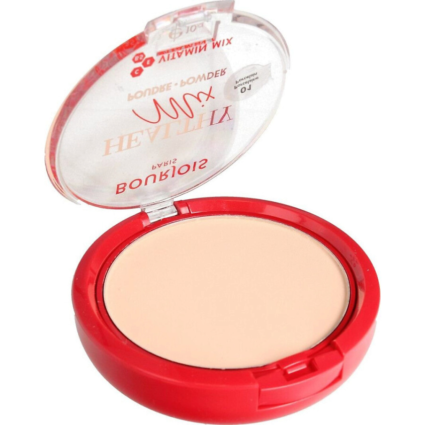 Изображение товара BOURJOIS Компактная пудра Healthy Mix Clean & Vegan, 01 Ivory