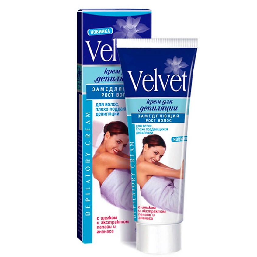 Изображение товара Крем для депиляции COMPLIMENT Velvet 100 мл быстрое удаление и замедление роста волос
