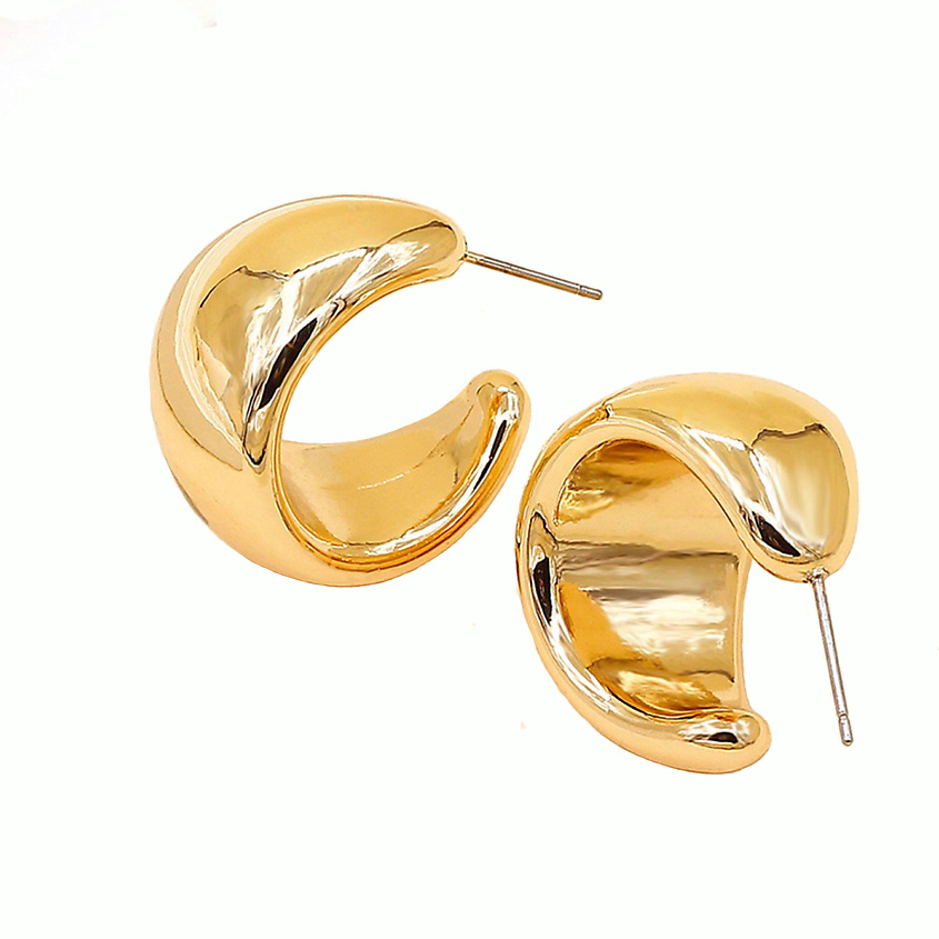 Изображение товара МЕЛТИ Серьги полукольца из бижутерного сплава женские элегантные как украшение