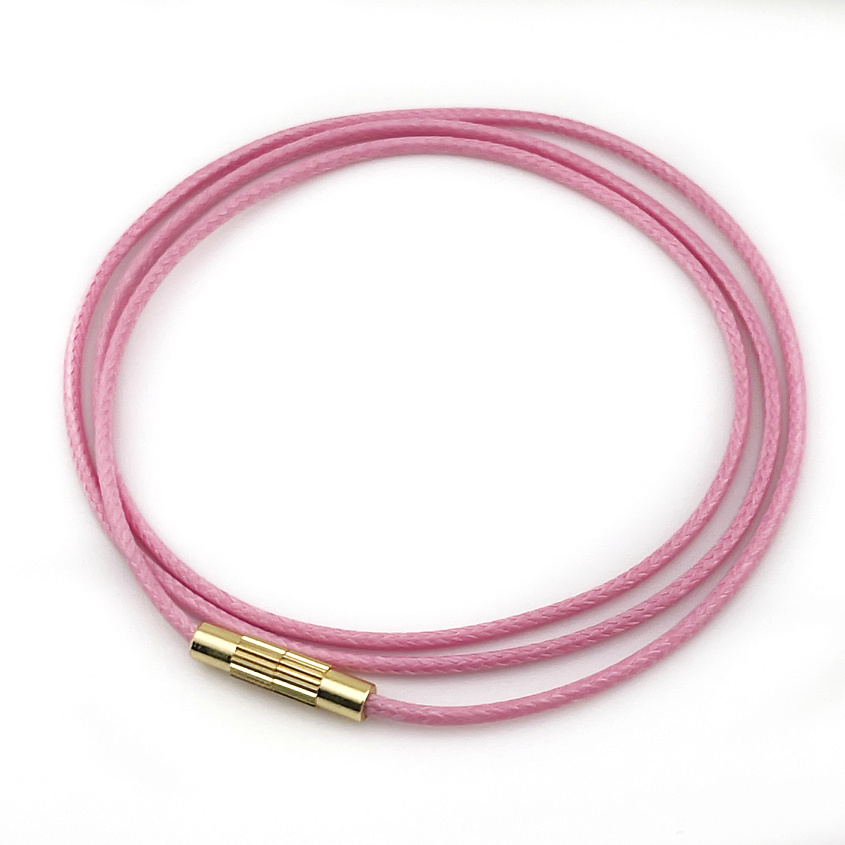 Изображение товара Шнурок для бижутерии с стальным замком регулируемый 45 см ROK HAIR