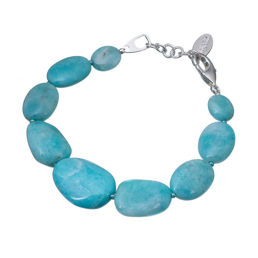Изображение товара LANZEROTTI Браслет, Коллекция Atlantide, с амазонитом, цвет: Голубой, размер: 22.5