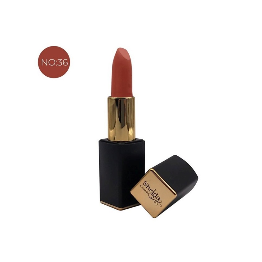 Изображение товара SHEIDA Увлажняющая помада для губ, темно розовый,коралловый, ,красный песок