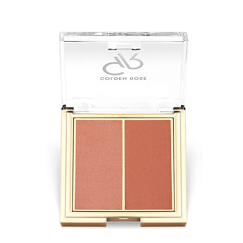 Изображение товара GOLDEN ROSE Румяна ICONIC BLUSH DUO, №02 - Идеальные оттенки для вашего образа