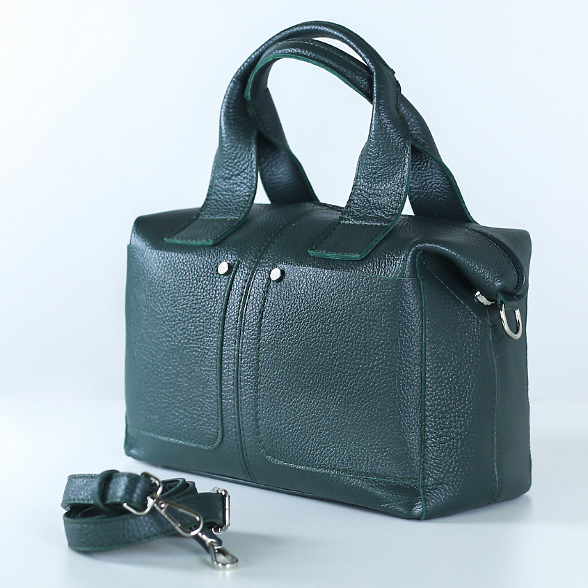 Изображение товара Женская кожаная сумка через плечо AKTORRIS голубой роскошный дизайн